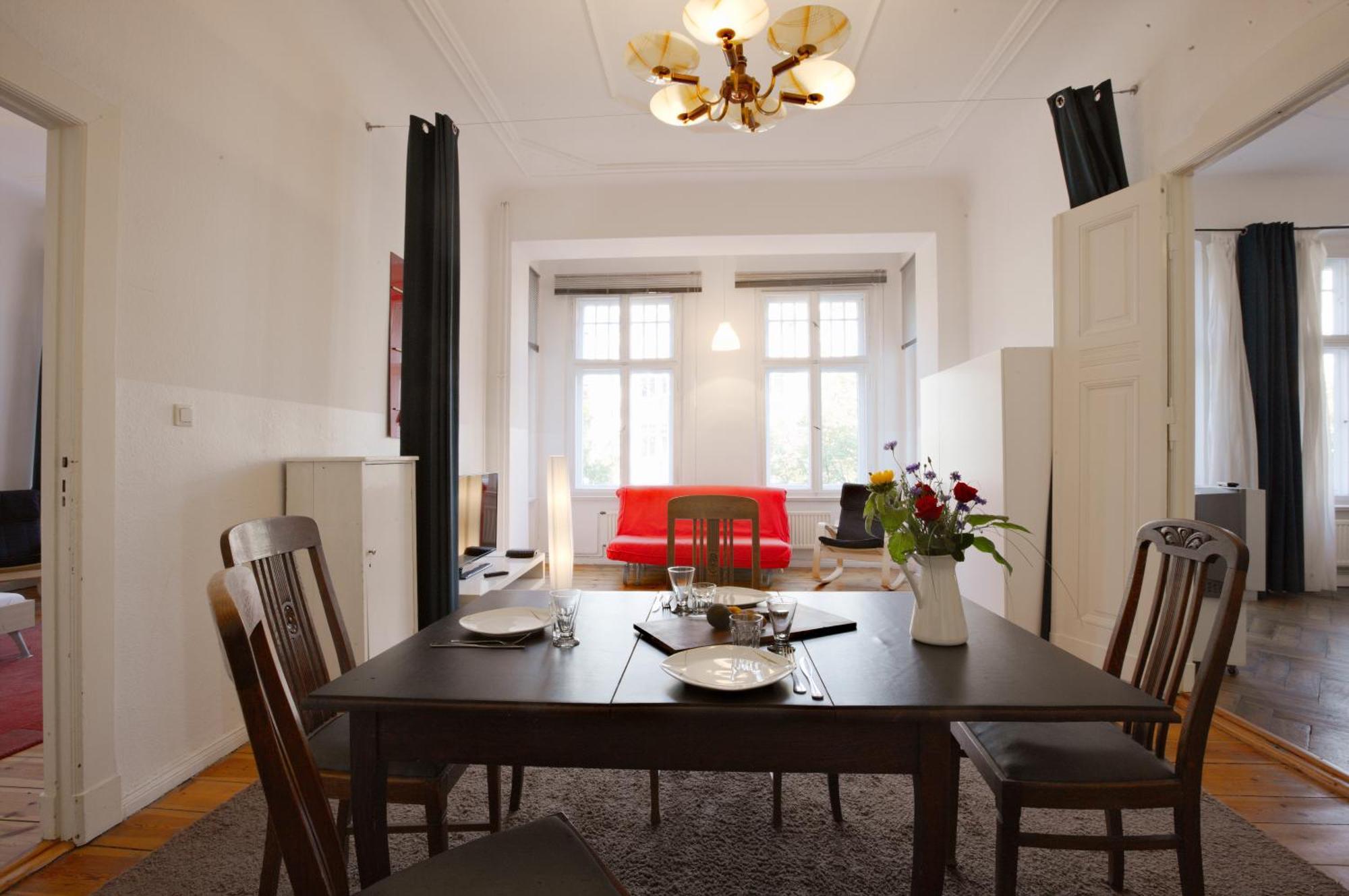 Elegante Altbauwohnung Berlin Exterior foto